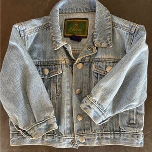 Classic Baby Gap Toddler Denim Blue Jean Jacket 12-24 Month Button Collared L-XL